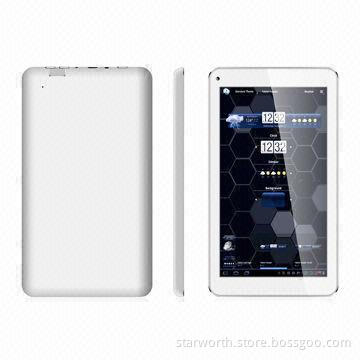 7-inch Tablet PC with ATM 7029 CPU, Supports Wi-Fi